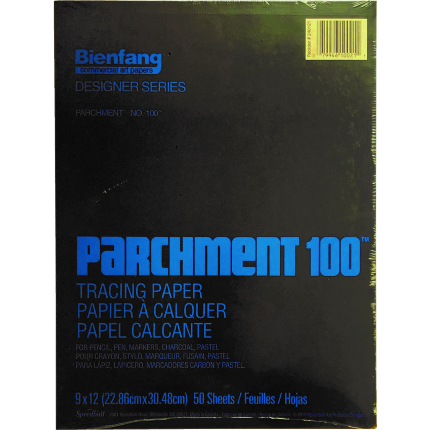 Bienfang® Parchment Paper 24 lb 9" x 12" 50 sheets/pad