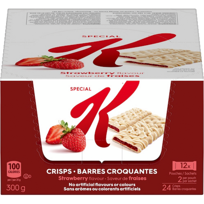 Kellogg's® Special K Fruit Crisp Bars Strawberry 25g 12/box