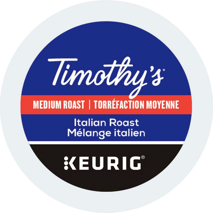 Timothy's® Coffee K-Cups® Italian Blend Medium Roast 24/box