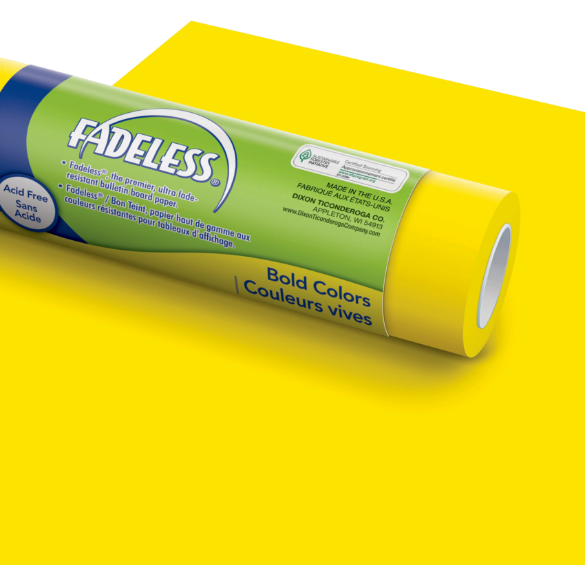 Fadeless® Paper Mural Rolls 48" x 50' Canary
