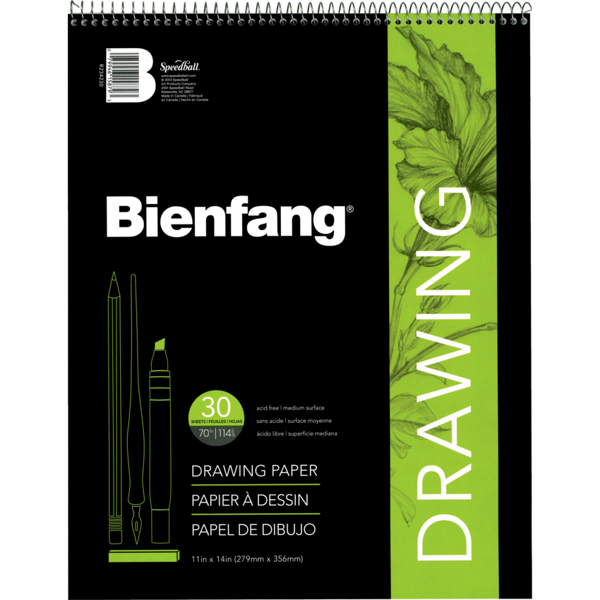 Bienfang® Raritan Drawing Pad 70 lb 11" x 14" 30 sheets/pad
