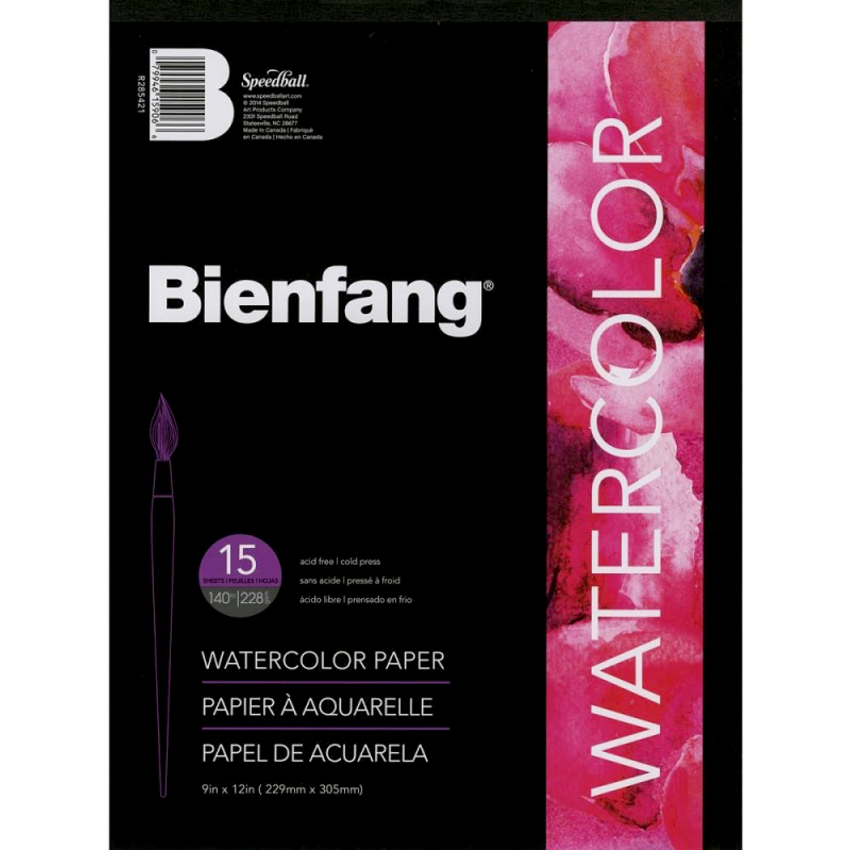Bienfang® Watercolour Paper 140 lb 9" x 12" 15 sheets/pad