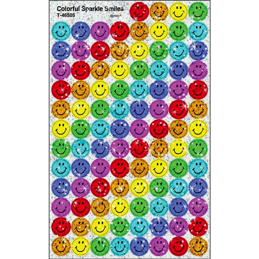 Trend® superSpots® Colourful Smiles Stickers 400/pkg
