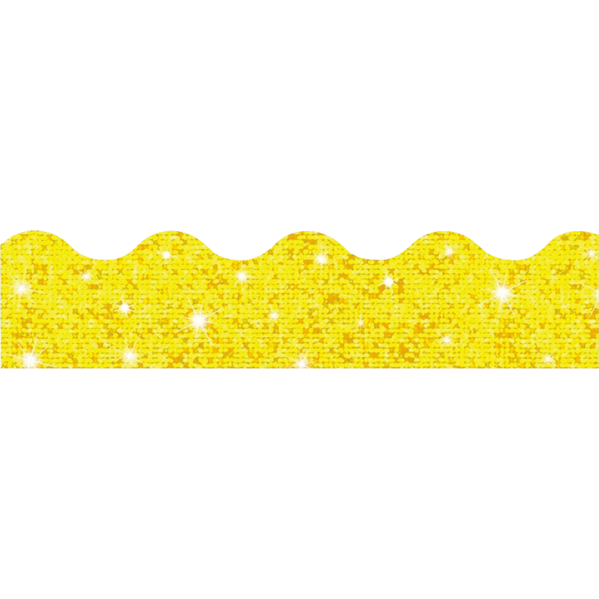 Trend® Terrific Trimmers® 2-1/4" x 39' Yellow Sparkle