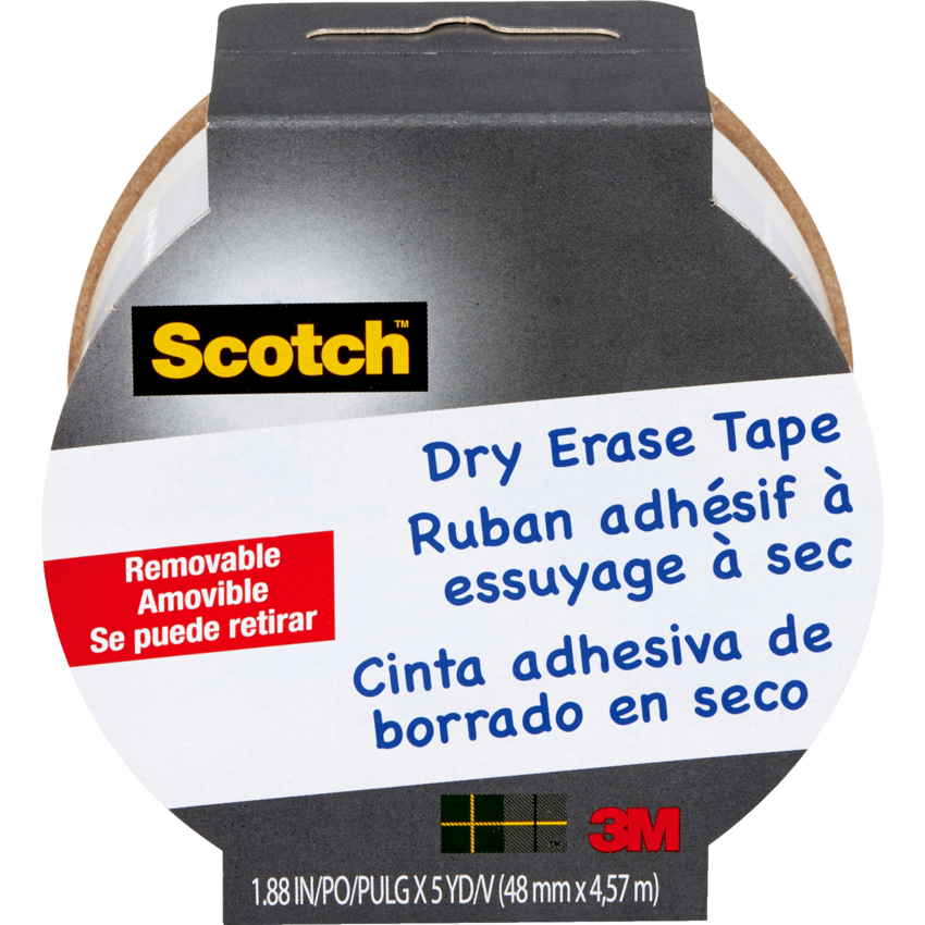 Scotch® Dry Erase Tape 2" White