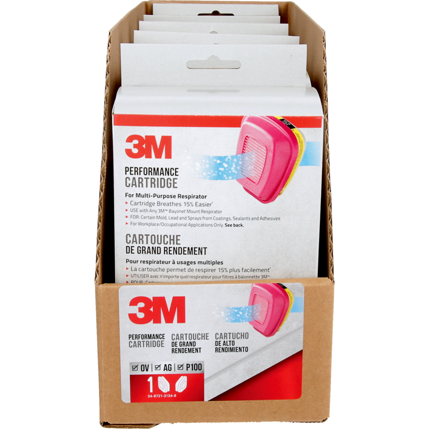 3M™ Respirator Replacement Cartridges 2/box