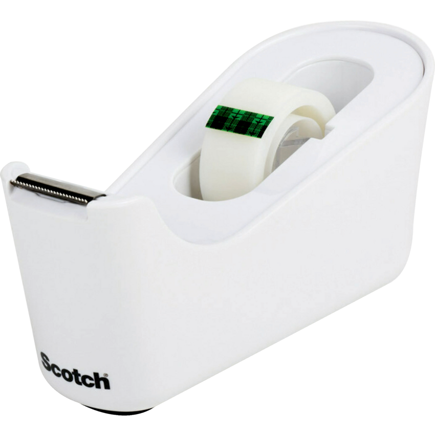 Scotch® C18 Desktop Tape Dispenser White