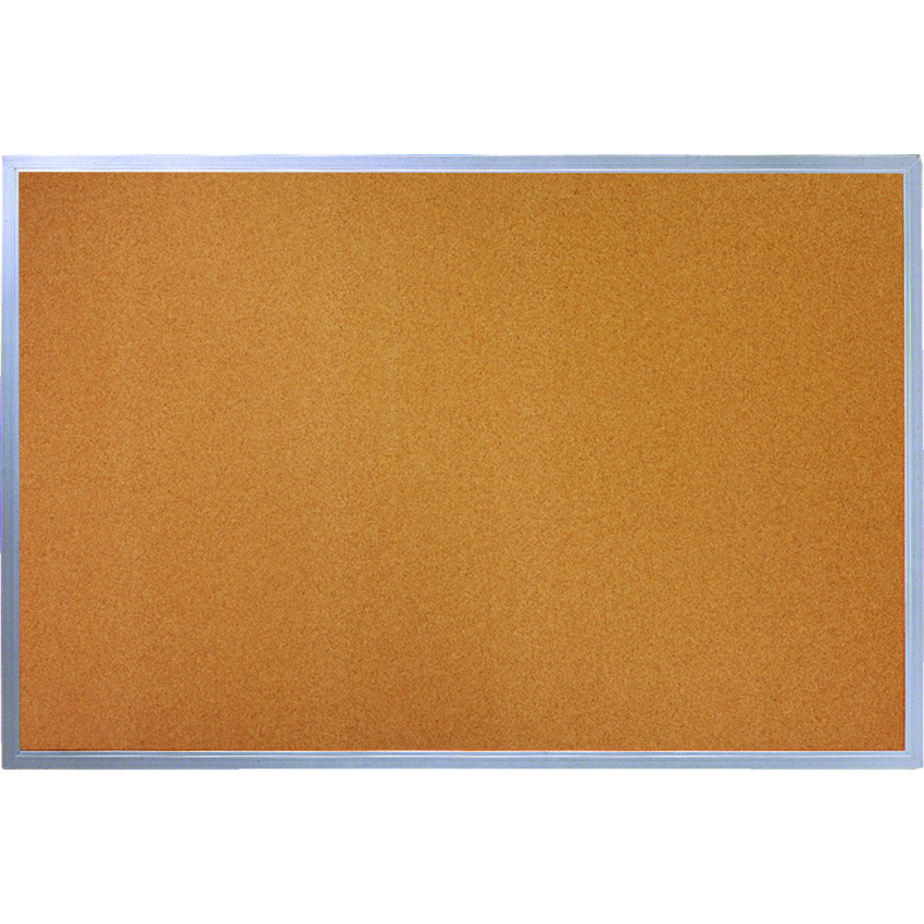 Quartet® Standard Cork Board 24" x 36" Aluminum Frame