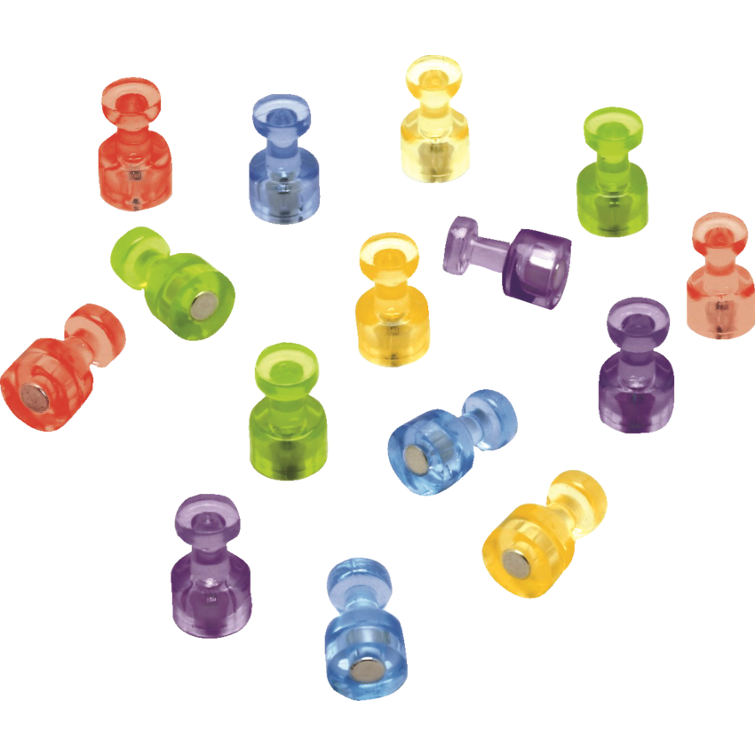 Quartet® Push Pin Magnets 20/pkg