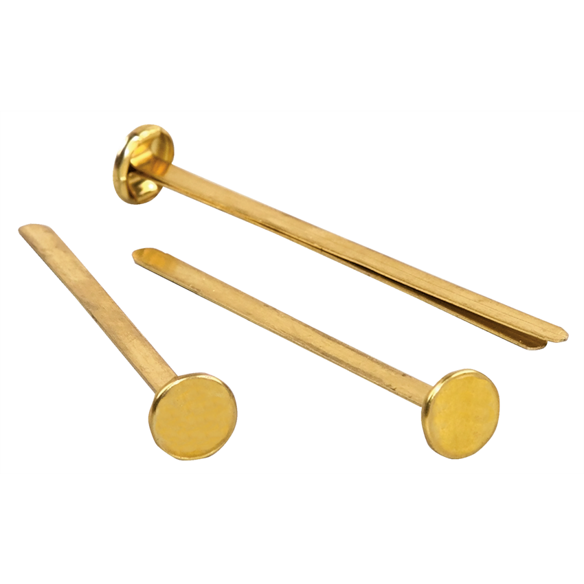 ACCO® Brass-Plated Fasteners 3" 100/box