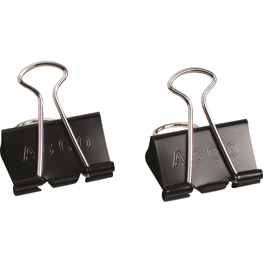 ACCO® Fold-Back Clips 1-1/4" 12/box
