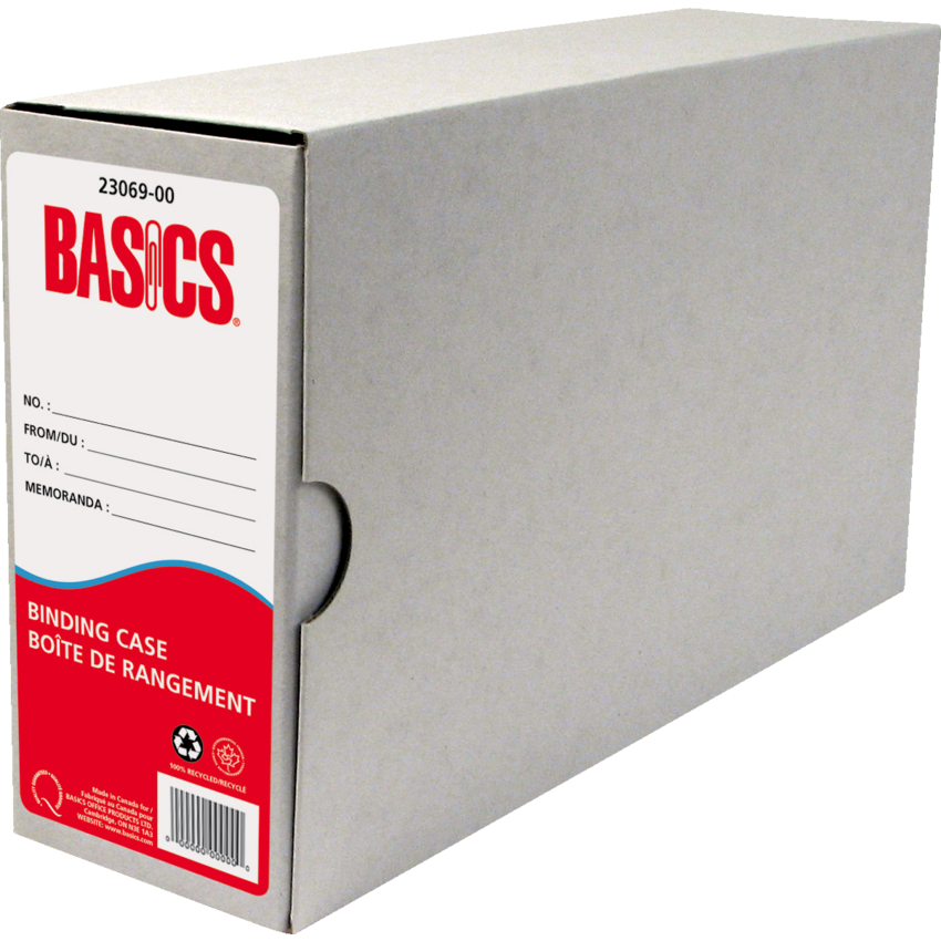 Basics® Recycled Binding Cases Note 6/pkg