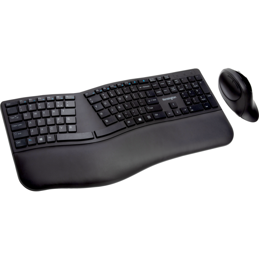 Kensington® Pro Fit™ Ergo Wireless Keyboard and Mouse Black