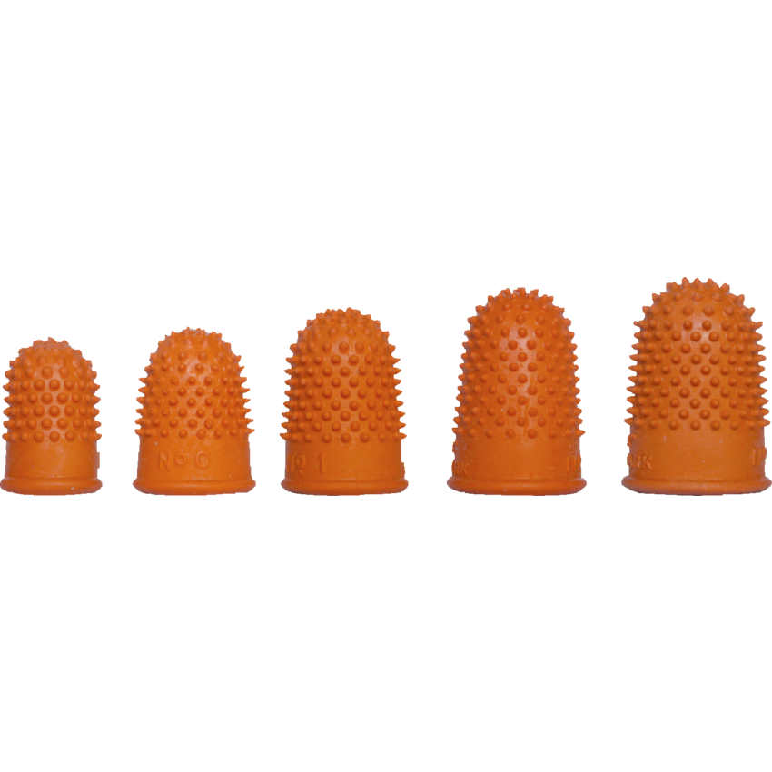 Westcott® Rubber Finger Stalls Assorted Sizes 12/box