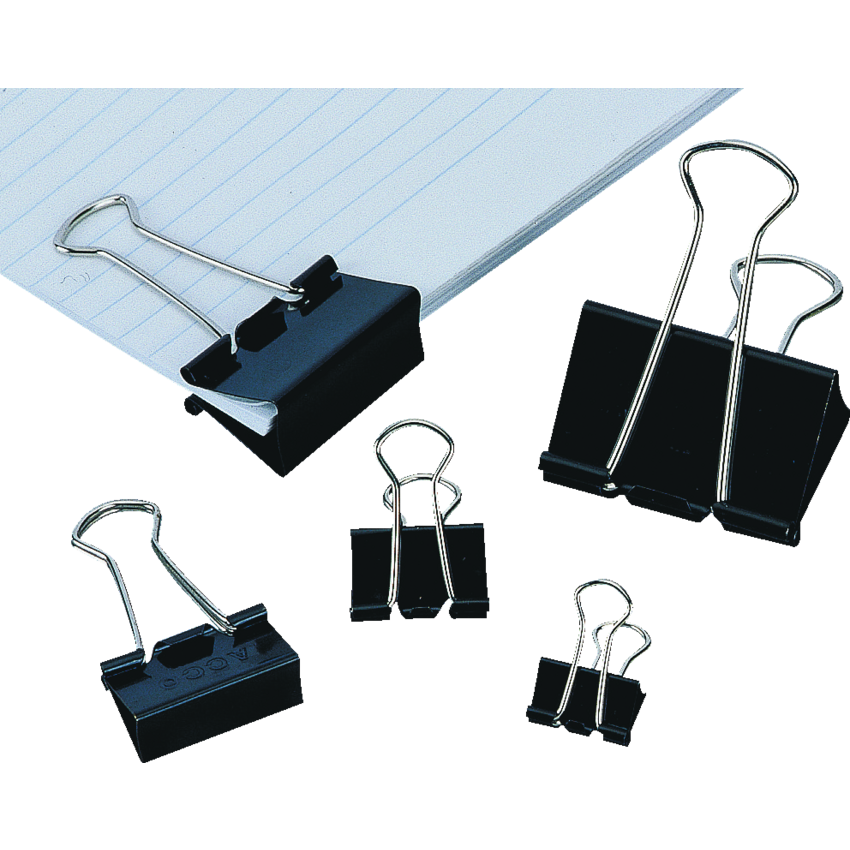 Westcott® Fold Back Clips 1-1/4" 12/box