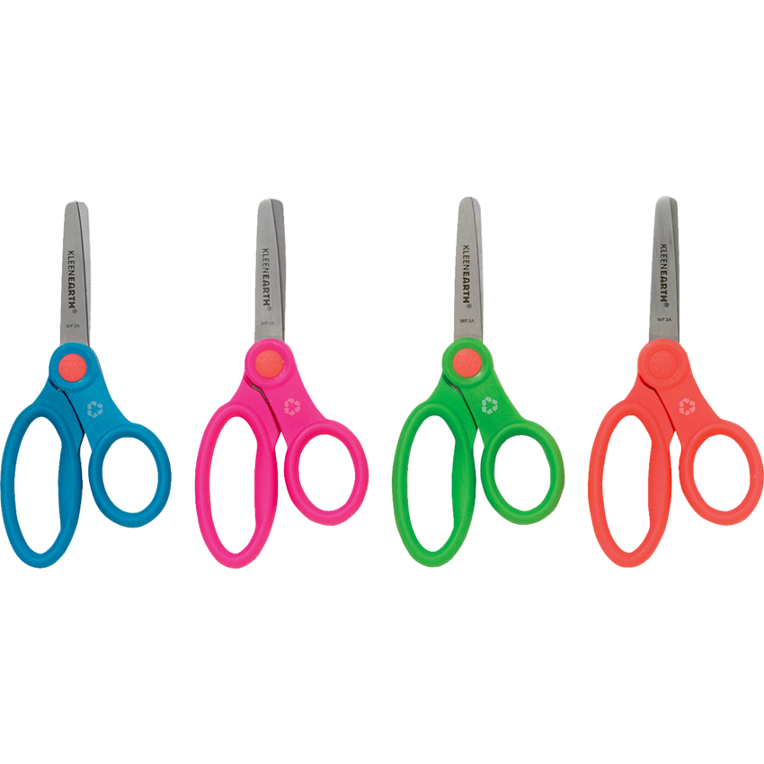 Westcott® KleenEarth® Antimicrobial Scissors Blunt 5" Assorted Colours