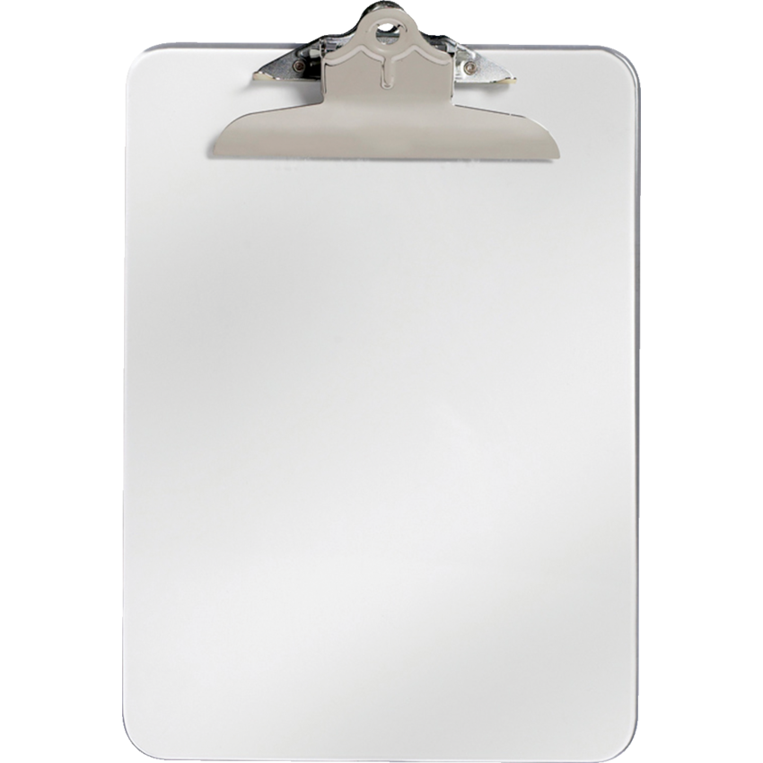 Westcott® Plastic Clipboard Letter Clear