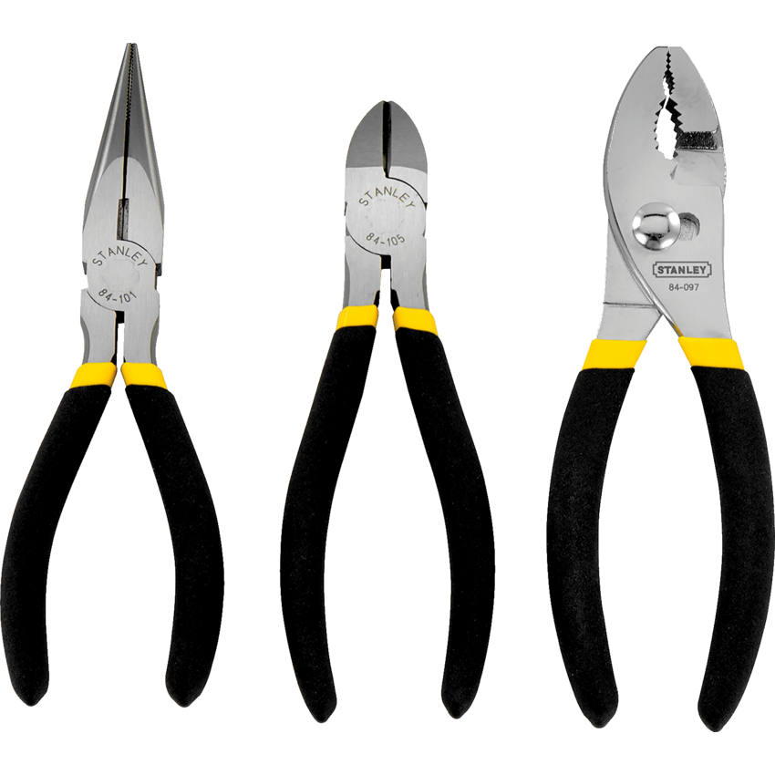 Stanley® 3-Piece Plier Set