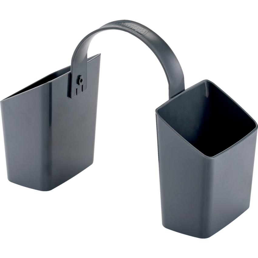 Bostitch® Antimicrobial Classroom Pencil Caddy with Handle Plastic Grey