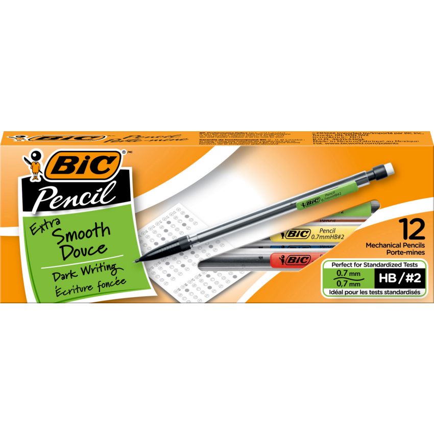 Bic® Extra Smooth Mechanical Pencil 0.7 mm 12/box
