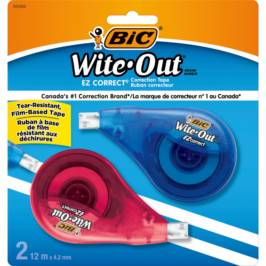 BIC® Wite-Out® EZcorrect® Correction Tape 2/pkg