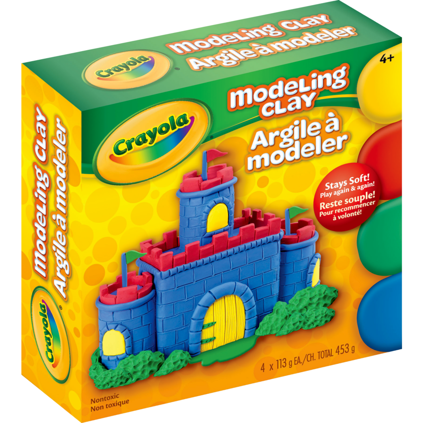 Crayola® Modelling Clay 113.25 g Assorted Colours 4/box