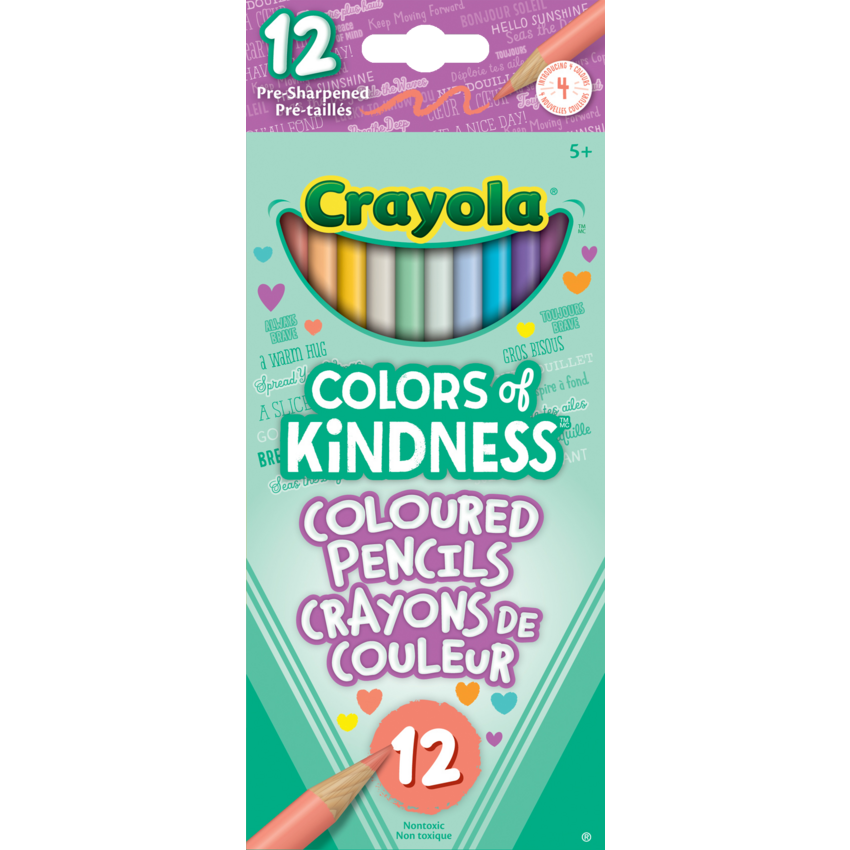 Crayola® Colors of Kindness Coloured Pencils Assorted Colours 12/pkg