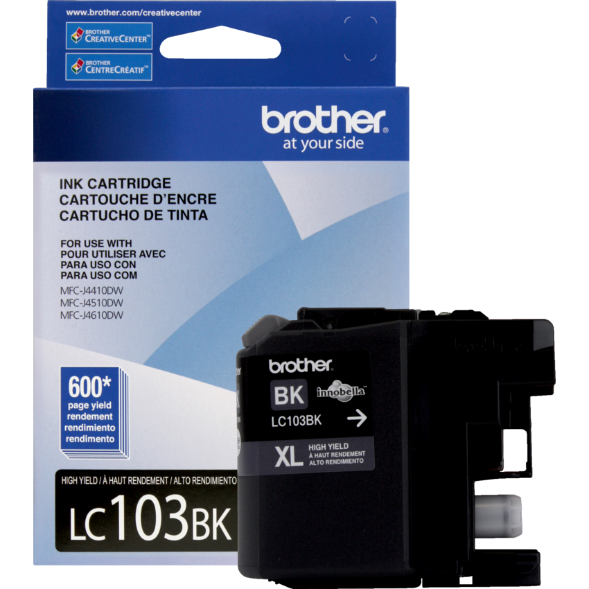 Brother Inkjet Cartridge High Yield LC103BKXL Black