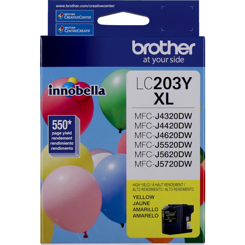 Brother Inkjet Cartridge High Yield LC203YS Yellow