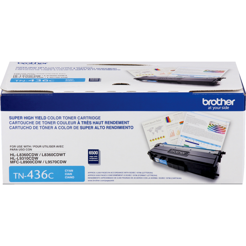 Brother Laser Cartridges Super High Yield TN436C Cyan