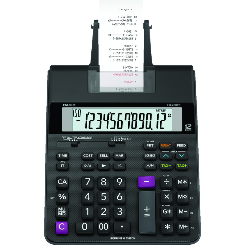 Casio® HR-200RC Printing Calculator