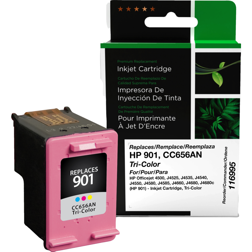 Clover Imaging Remanufactured Inkjet Cartridge HP-CC656AN Tri-Color