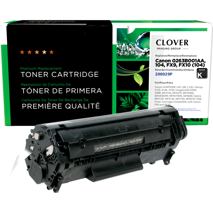 Clover Imaging Remanufactured Laser Cartridge (Canon 104) Black