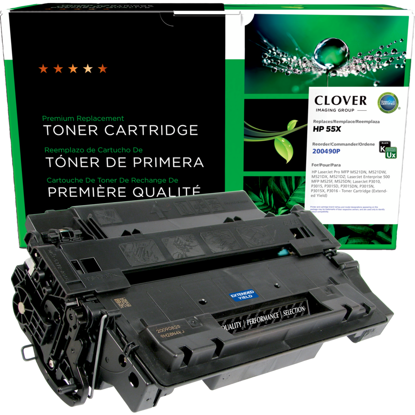 Clover Imaging Remanufactured Laser Cartridge (HP 55X) Extended Yield Black