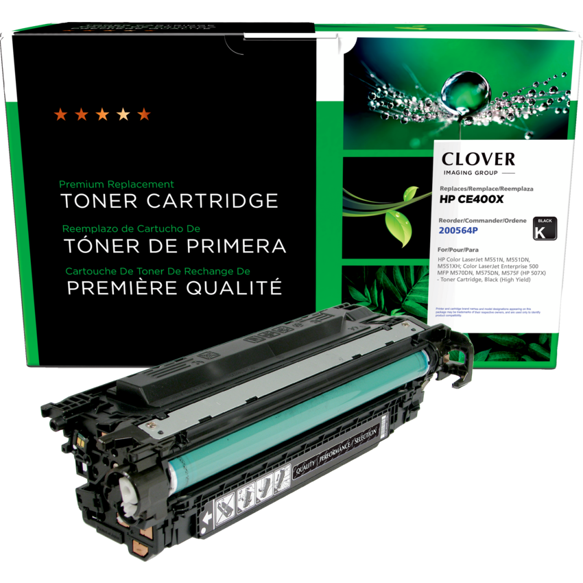 Clover Imaging Remanufactured Laser Cartridge (HP 507X) High Yield Black
