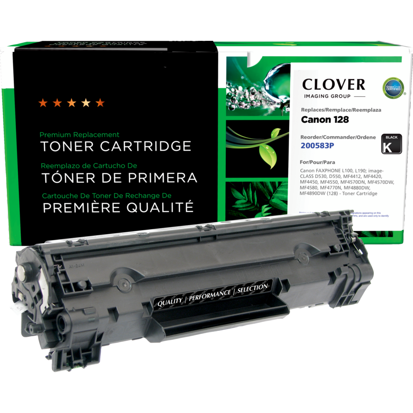 Clover Imaging Remanufactured Laser Cartridge (Canon 128) Black