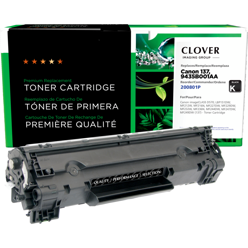 Clover Imaging Remanufactured Laser Cartridge (Canon 137) High Yield Black