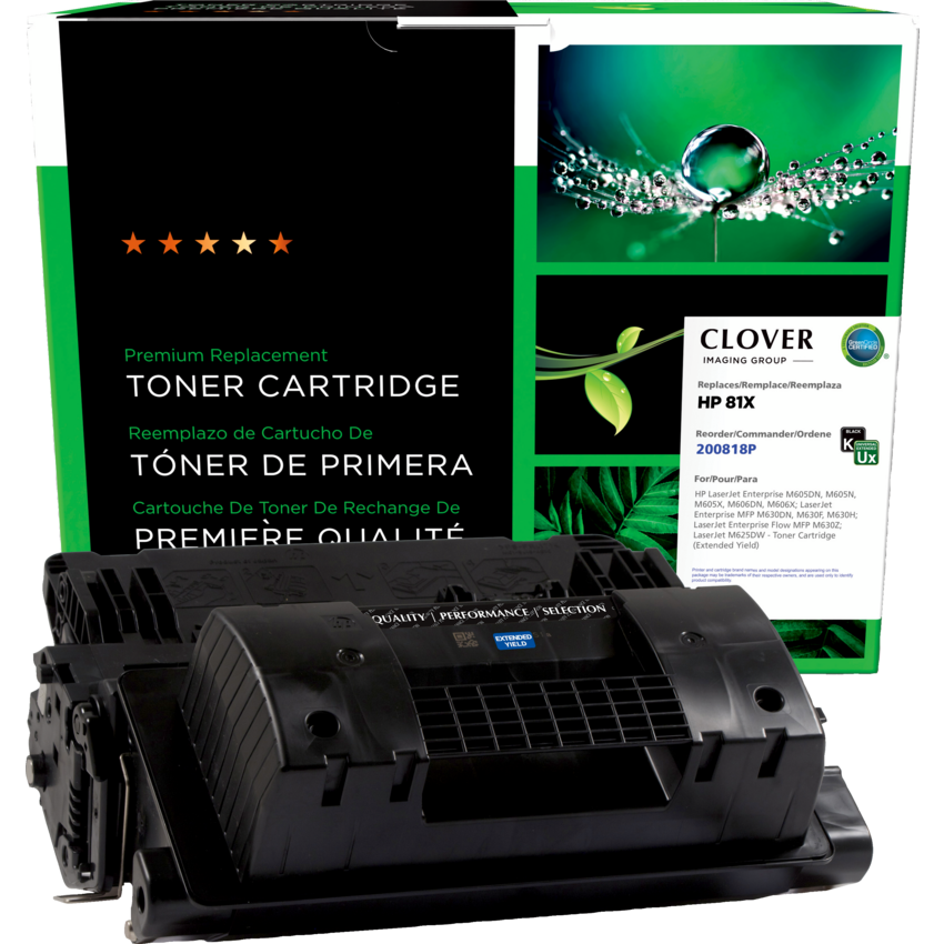 Clover Imaging Remanufactured Laser Cartridge (HP 81X) Extended Yield Black