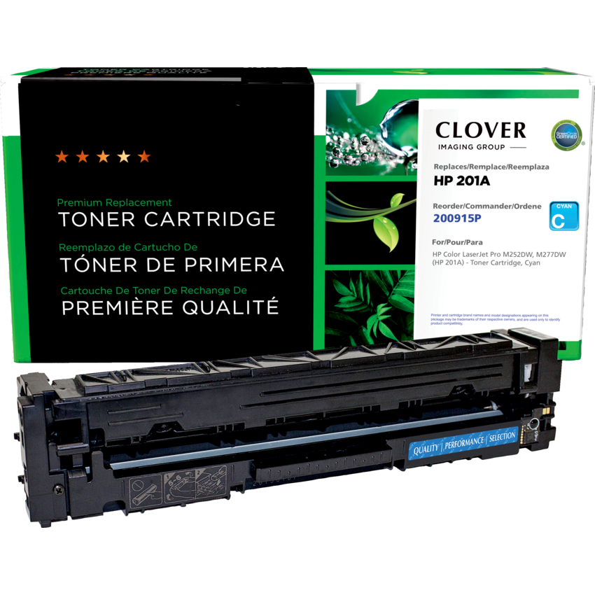 Clover Imaging Remanufactured Laser Cartridge (HP 201A) Cyan