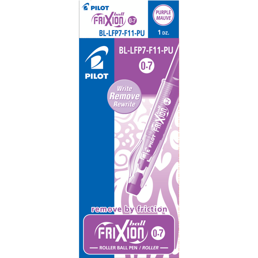 Pilot® FriXion® Ball Stick Pens 0.7 mm Purple