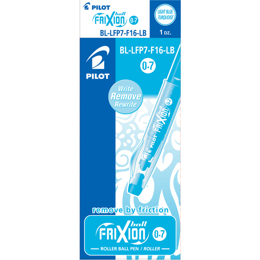 Pilot® FriXion® Ball Stick Pens 0.7 mm Turquoise