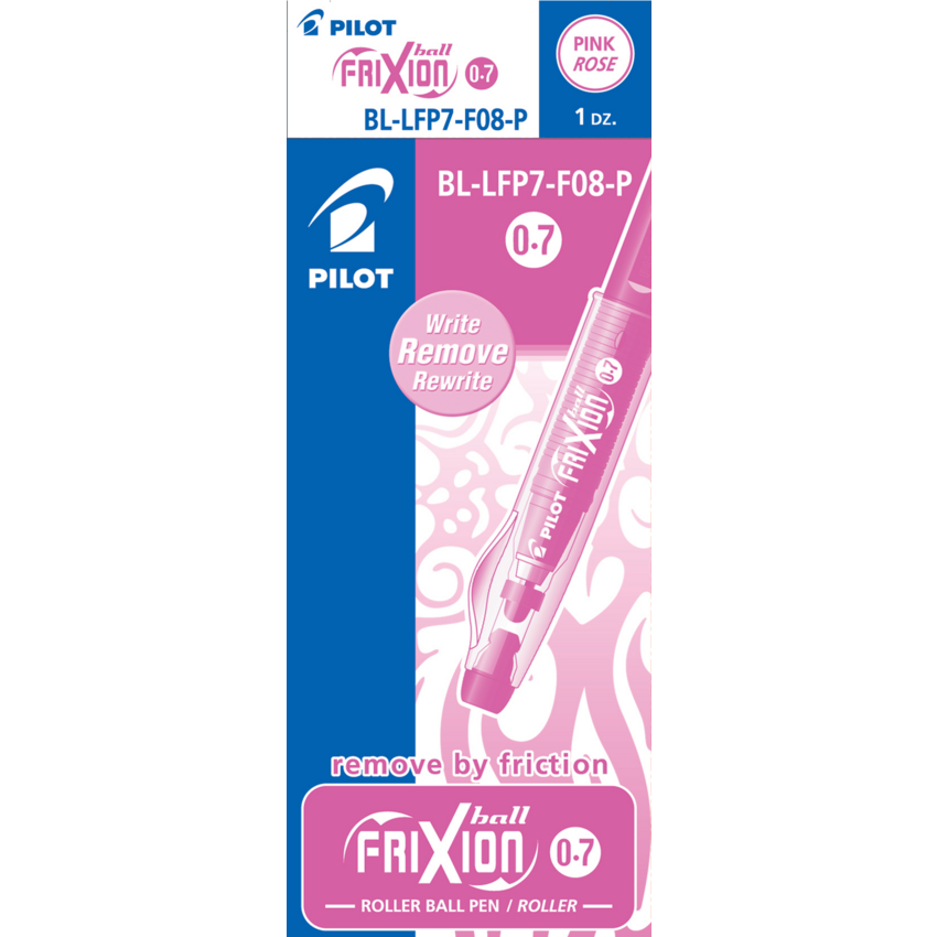 Pilot® FriXion® Ball Stick Pens 0.7 mm Pink