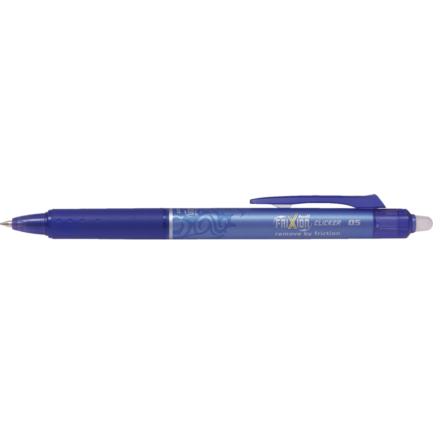 Pilot® FriXion® Ball Clicker Retractable Erasable Gel Pen 0.5 mm Blue