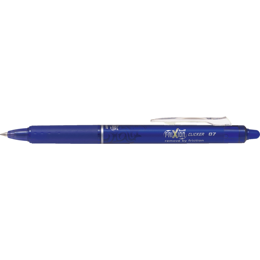 Pilot® FriXion® Ball Clicker Retractable Erasable Gel Pen 0.7 mm Blue