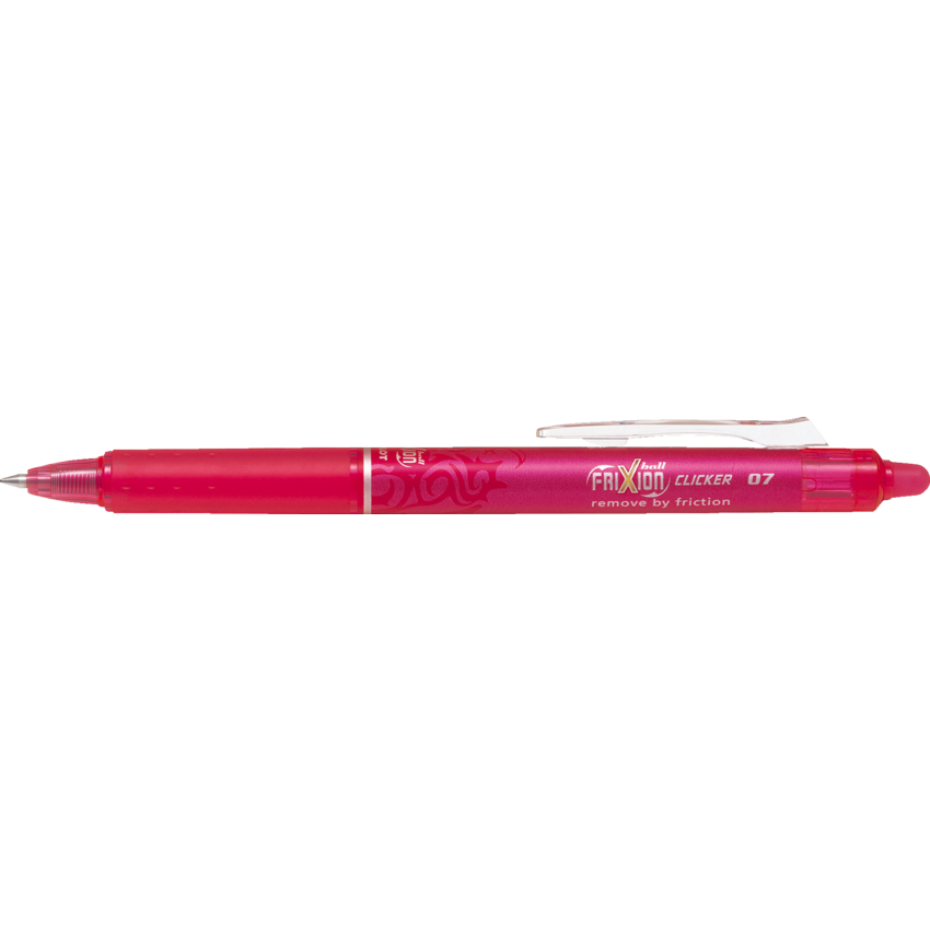 Pilot® FriXion® Ball Clicker Retractable Erasable Gel Pen 0.7 mm Pink