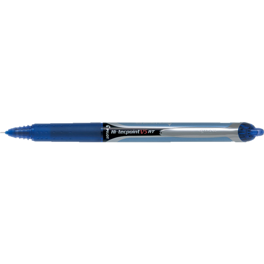 Pilot® Hi-Tecpoint Retractable Roller Pens 0.5mm Blue