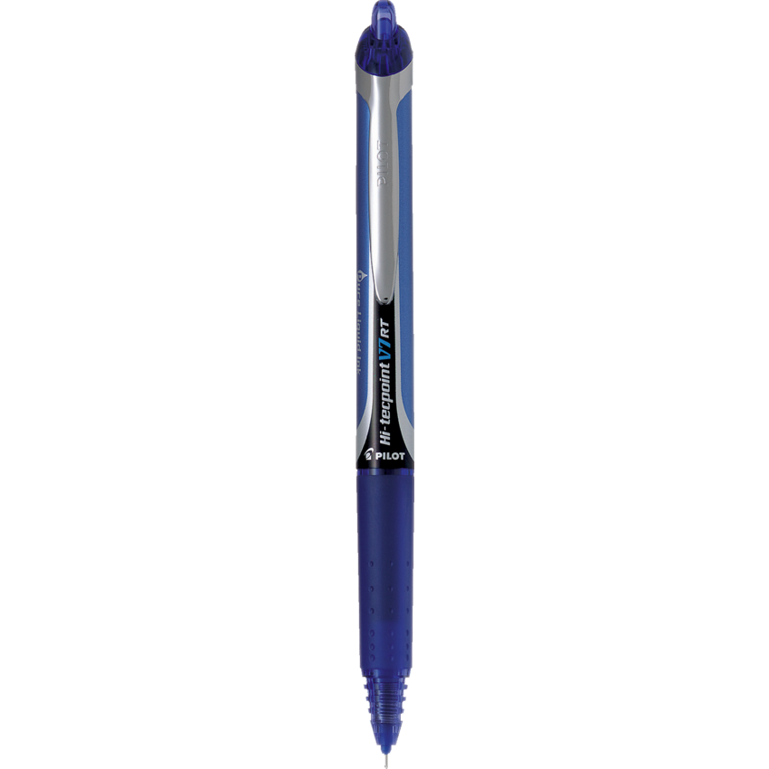 Pilot® Hi-Tecpoint Retractable Roller Pens 0.7mm Blue