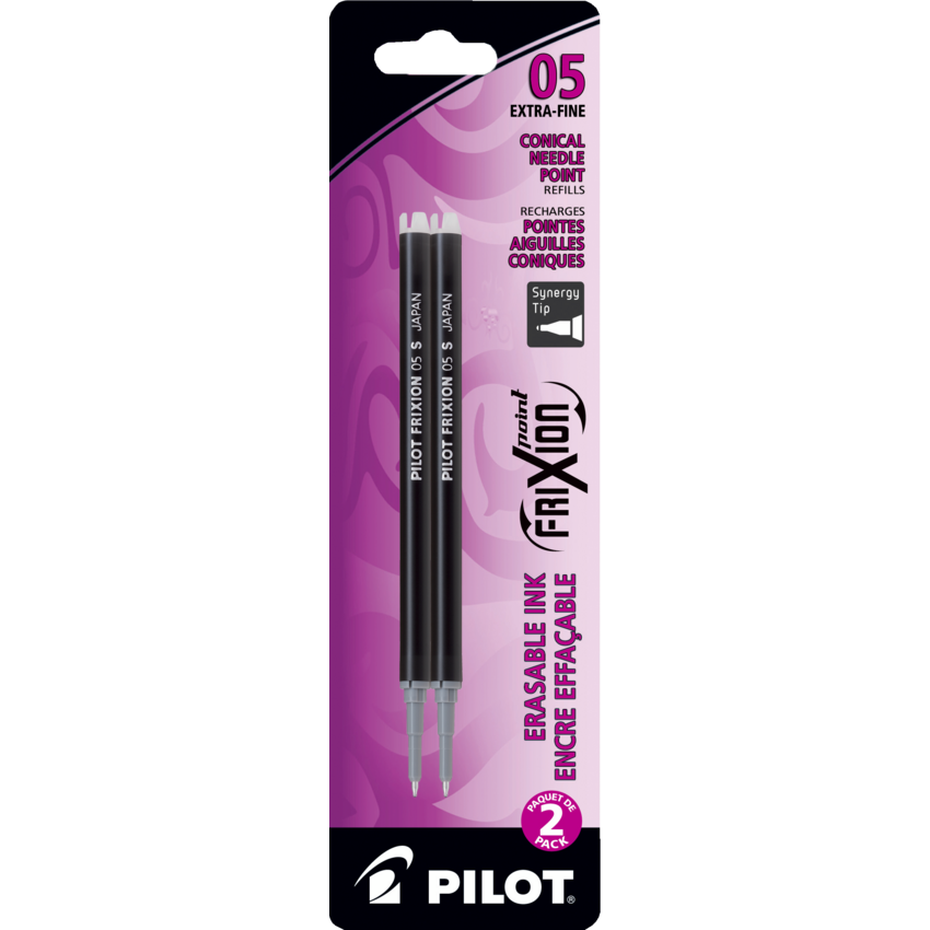 Pilot® FriXion® Clicker Refills 0.5 mm Black 2/pkg