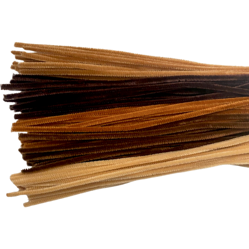 ArtWorks Chenilles 12" x 6mm Multicultual 100/pkg