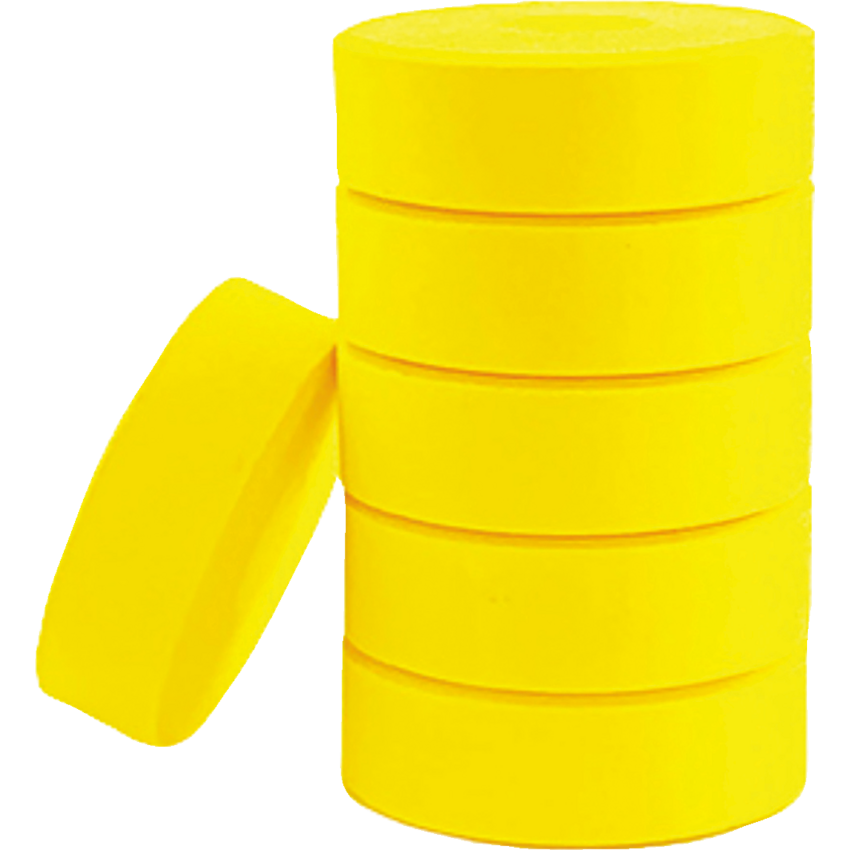 DBLG Tempera Paint Blocks 59 mm x 19 mm Yellow 6/pkg